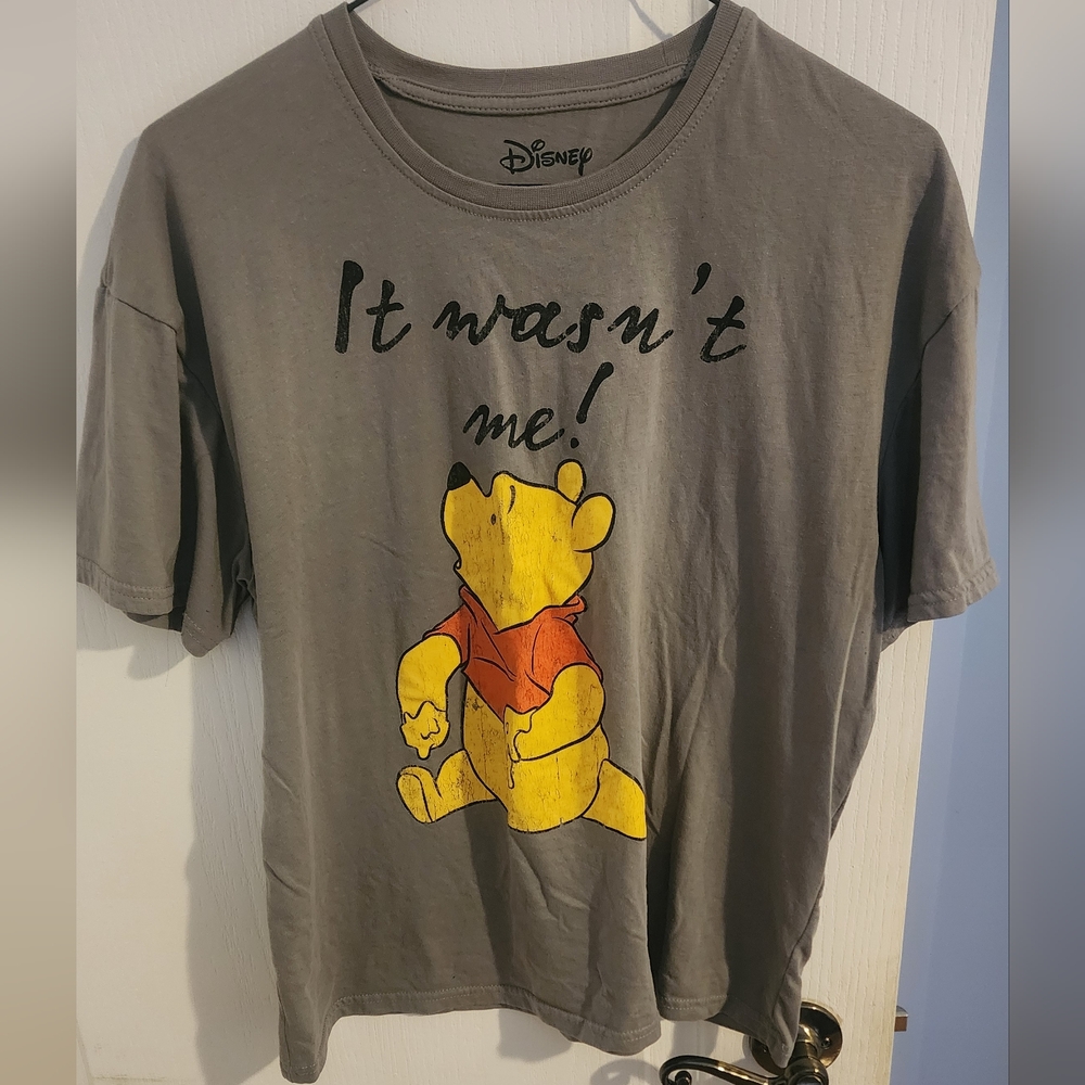 Disney Gray T-Shirt with Black Logo